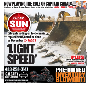 Cover of Calgary Sun
