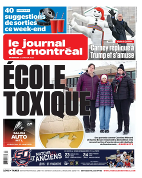 Cover of Le Journal de Montreal
