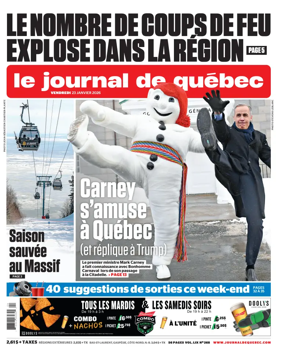 Cover of Le Journal de Quebec