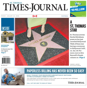 Cover of St. Thomas Times-Journal