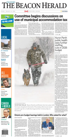 Cover of The Beacon Herald