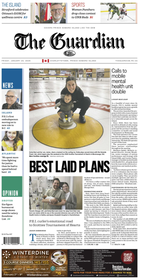 Cover of The Guardian (Charlottetown)
