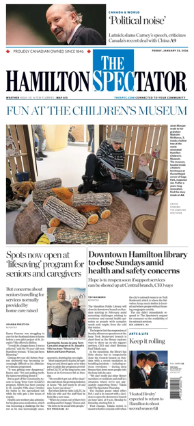 Cover of The Hamilton Spectator