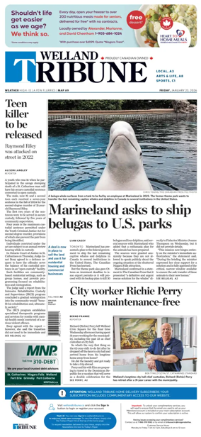 Cover of The Welland Tribune