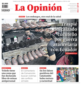 Cover of La Opinion