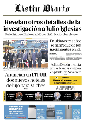 Cover of Listin Diario