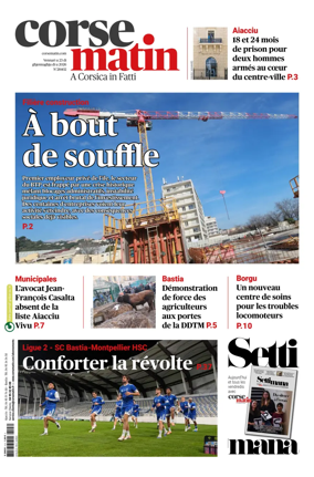 Cover of Corse Matin