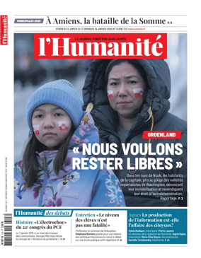 Cover of L'HUMANITE