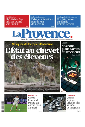 Cover of La Provence Salon-de-Provence / Pays salonais