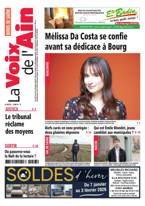 Cover of La Voix de l’Ain Bords de Saone