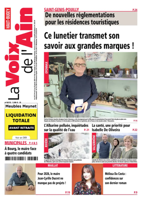 Cover of La Voix de l’Ain Oyonnax