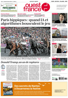 Cover of Ouest France (Caen - Bayeux - Falaise - Vire)