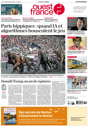 Cover of Ouest France (Chateaubriant)