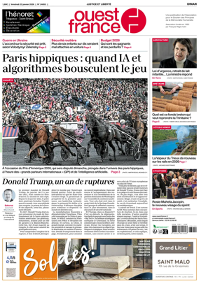 Cover of Ouest France (Dinan)