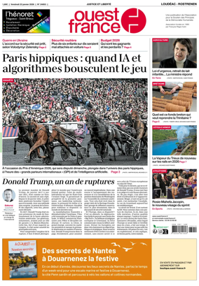 Cover of Ouest France (Loudeac / Rostrenen)