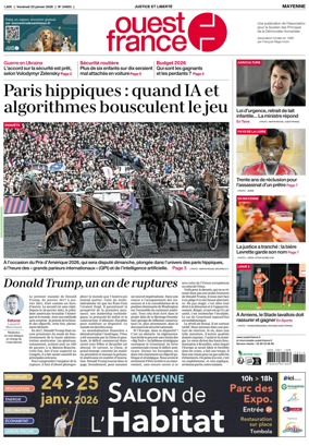 Cover of Ouest France (Mayenne)