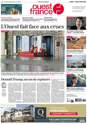 Cover of Ouest France (Nord-Finistere)