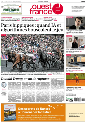 Cover of Ouest France (Orne)