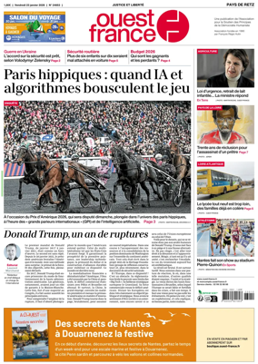 Cover of Ouest France (Pornic / Pays de Retz)