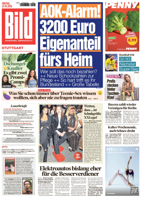 Cover of BILD Stuttgart