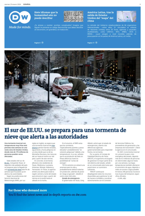Cover of Deutsche Welle (Spanish edition)