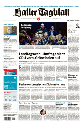 Cover of Haller Tagblatt