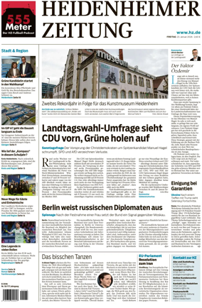 Cover of Heidenheimer Zeitung