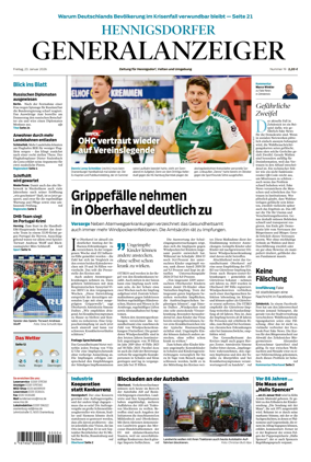 Cover of Hennigsdorfer Generalanzeiger