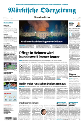 Cover of Markische Oderzeitung Bernau