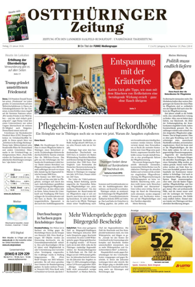 Cover of Ostthuringer Zeitung (Rudolstadt)