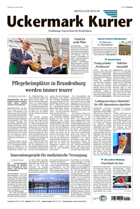 Cover of Prenzlauer Zeitung