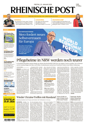 Cover of Rheinische Post Krefeld Kempen