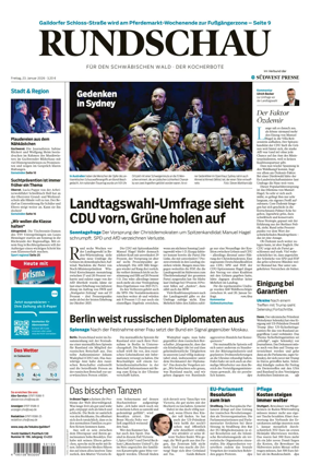 Cover of Rundschau fur den Schwabischen Wald – Der Kocherbote