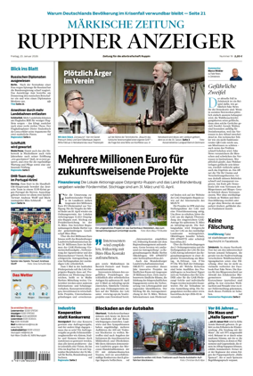 Cover of Ruppiner Anzeiger