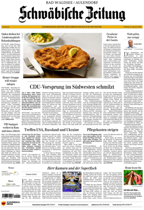 Cover of Schwabische Zeitung (Bad Waldsee / Aulendorf)