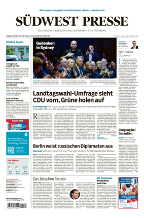 Cover of Sudwest Presse