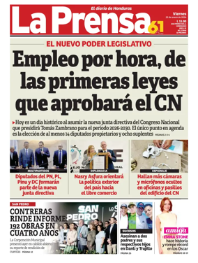 Cover of Diario La Prensa