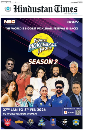 Cover of Hindustan Times ST (Pune)