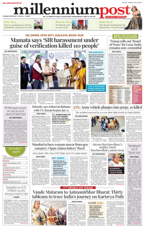 Cover of Millennium Post (Kolkata)