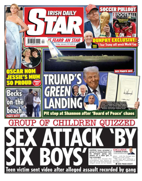 Cover of Irish Daily Star
