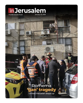 Cover of The Jerusalem Post In Jerusalem