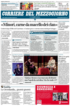 Cover of Corriere del Mezzogiorno (Campania)