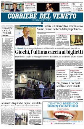 Cover of Corriere del Veneto (Padova e Rovigo)