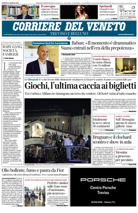Cover of Corriere del Veneto (Treviso e Belluno)