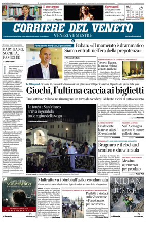 Cover of Corriere del Veneto (Venezia e Mestre)