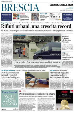 Cover of Corriere della Sera (Brescia)