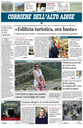 Cover of Corriere dell'Alto Adige