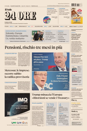Cover of Il Sole 24 Ore