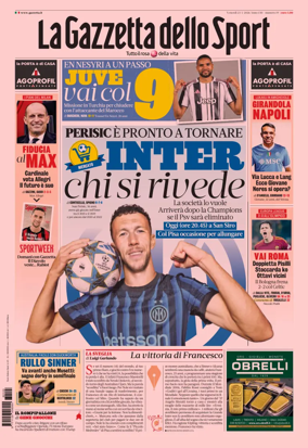 Cover of La Gazzetta dello Sport - Napoli