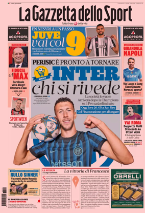 Cover of La Gazzetta dello Sport